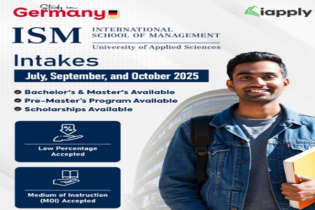 GERMANY - Study at the International School of Management - Now Accepting MOI & Low Percentage